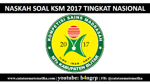 Ksn osn smp 2020 bidang matematika. Soal Ksm 2017 Semua Mapel Mi Mts Dan Ma Tingkat Nasional Catatan Matematika
