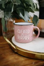 Created For A Purpose Campfire Mug Speckled Pink Mug Etsy Mugs Coffee Mugs Cute Coffee Mugs
