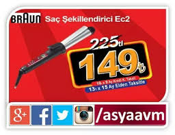Braun Ec2 Sac Sekillendirici Ayda 13 00tl Ustelik 15 Ay Taksitle Asyaavm Annelergunu Kampanya Yaya Anneler Gunu