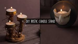 Some diy candle holders june 19, 2020 i'm a diyer. Candle Holder 2 Easy Diy Rustic Candle Holders Youtube
