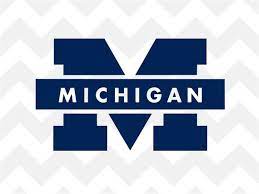 University Of Michigan Svg Michigan Svg Block M Svg Go Blue Svg Michigan Block M Svg Block M Pn Michigan College Logo Michigan Shirts