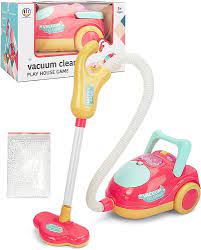 Amazon.co.jp: キッズバキュームリアルサクション | 電気掃除機セット | 男の子、女の子、幼児、ピンクの家事ギフトをプレイするふりをする  : おもちゃ