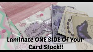 It would be so much fun to make your own tarot cards, so that it is getting all the cards laminated will seem expensive but will prove to be worth every dollar spent. Laminate One Side Of Your Card Stock Diy Embellishments Ephemera 5 Youtube