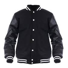 Black And White Varsity Jacket Original American Varsity Letterman College Baseball Bomber Leather Wool Jackets Ebay Varsity Jacket Men Black Leather Jacket Men Leather Jacket Men