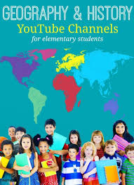 Geography And History Youtube Channels For Elementary Social Studies Elementary Geography For Kids Social Studies