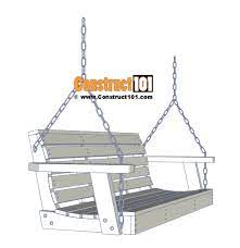 If you want to see more outdoor plans, check out the rest of our step by step projects and follow the instructions to obtain a professional result. Porch Swing Plans Free Pdf Download Construct101