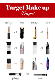 top 7 target makeup dupes target made