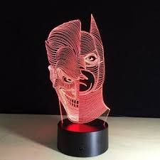 Yeduo Led Night Lights 3d Two Face Acrylic Discoloration Colorful Atmosphere Lamp Novelty Lighting Creative 3d Illusion Lamp 3d Illusion Lamp 3d Led Night Light Led Night Light