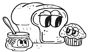 Cute food adorable coloring page. Food And Drink Coloring Pages For Kids Preschool Learning Online Lesson Plans Worksheets