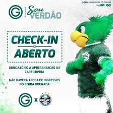 Pepê (grêmio) sofre uma falta no campo adversário. Socio Sou Verdao Check In Aberto Para Goias X Gremio Goias Esporte Clube