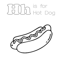 This is the only place where hot dogs can be obtained in the game. Burger And Hot Dog Coloring Pages Playing Learning