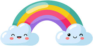 Bekijk meer ideeën over regenboog, babykamer, baby. Tekeningen Stickers Regenboog Met Vrolijke Wolken Tenstickers