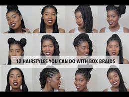 Braids hairstyles give you a heavenly look with super charming effect. 12 Easy Hairstyles You Can Do With Box Braids Youtube