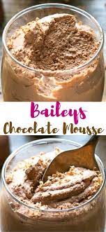 Easy Baileys Chocolate Mousse Baileys Recipes Mousse Recipes Easy Baileys Chocolate Mousse Recipe