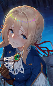 If there is no picture in this collection that you like, also look at other collections of backgrounds on our site. Violet Evergarden Crying Blonde Sad Face Papers Sad Anime Wallpaper Phone Crying 1600x2560 Wallpaper Teahub Io