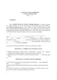 3.conditii de plata si termene art.2.chiria lunara este de ….art.3.perioada de inchiriere este de ………. Contract De Inchiriere Panou Publicitar