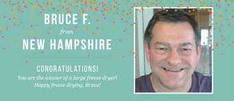 Winner of a Large Freeze Dryer