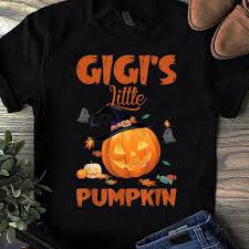 Cafepress brings your passions to life with the perfect item for every occasion. Nice Gigi S Little Pumpkin Halloween Gifts Kids Boys Shirt Bank Shirt