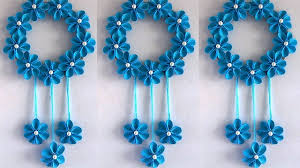Maybe you would like to learn more about one of these? Diy Easy Paper Flower Wall Hanging Diy Room Decor 2019 Home Decorative Idea Youtube