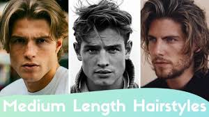 If one hairstyle was popular, for instance, in the 1950s it is quite common and accepted these days. Best Men S Hairstyles For Medium Length Hair 12 Hairstyles For Growing Out Your Hair Youtube