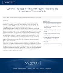 Comvest means comvest investment partners iii, l.p., a delaware limited partnership. Comvest 14mm Debt Hwi Partners