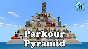 Parkour is an obstacle course game within minecraft that test players' agility . Parkour Pyramid