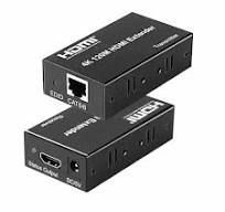 HDMI Extender 4K 120 Meter Transmitter Receiver Over Cat5e/Cat6 RJ45 Ports