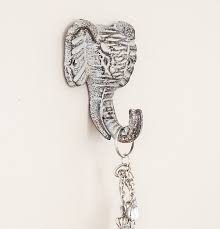Cast Iron Elephant Single Wall Hook Hanger Decorative Wall Mounted Coat Hook Rustic Cast Iron 3 3x1 4x5 W Wall Hanger Gift Decorations Towel Animals