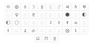 15000 unicode symbols for emoticons from different languages and scripts. Astrological Symbols Astrological Symbols Text Symbols Cool Text Symbols