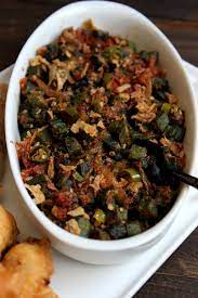 Bhindi Masala A Pakistani Okra Dish Flour Spice Recipe Pakistani Food Desi Food Indian Food Recipes