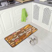 Get it by friday, june 4. Amazon Com Moyyo Kitchen Mat Best Bakery Donuts Cookies Cakes Croissants Kitchen Rug Mat Anti Fatigue Comfort Fl Native American Rugs Bath Rugs Rugs On Carpet