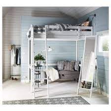 tweedehands ikea hoogslaper met bureau en boekenplank ikea svarta te koop chambre ado chambre
