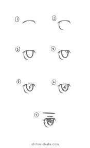 Shading anime eyes step by step. How To Draw Anime Eyes Easy Step By Step Tutorial