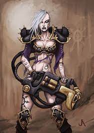 Sister Of Slaanesh By Jasperavent On Deviantart Warhammer Warhammer 40k Warhammer Art