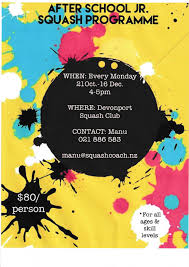 Is your child interested in Squash?