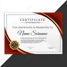  Beautiful Certificate Template Design With Best Award Symbol Vec Certificate Templates Template Design Certificate Design Template