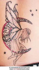 Fairy Tattoos Cute Evil Small Fairy Tattoo Designs And Ideas Fairy Tattoo Fairy Tattoos Moon Tattoo