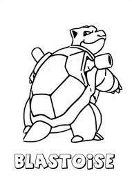 I was so happy when it's evolved and looks so cool, 'cause i don't knew the evolution at that moment. Blastoise Pokemon Coloring Page Coloring Page Book For Kids