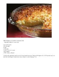 Bisquick Coconut Custard Pie In Blender Impossible Coconut Custard Pie Breakfast Dessert Holiday Cooking Food