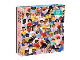 Galison andy warhol selfies puzzle $16.98 at walmart andy warhol basically invented the selfie, and his pop art style is always a colorful and joyful addition to any puzzle collection. Book Club 1000 Piece Puzzle Brand New Etsy Reading Book Drawing Book Lovers Gifts Puzzle Books
