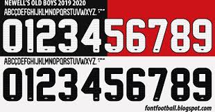 Jetzt neu oder gebraucht kaufen. Font Football Font Vector Newell S Old Boys 2019 2020 Kit