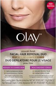 Gets hair other creams won't touch. 75609053122 Olay Smooth Finish Facial Hair Removal Duo Medium To Coarse Hair 1 Kit
