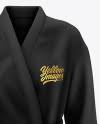 Download Women S Waffle Robe Mockup Front View In Apparel Mockups On Yellow Images Object Mockups