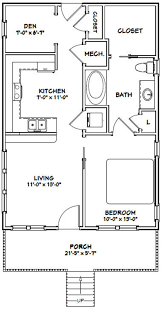 House plans with two master bedrooms. 22x32 House 1 Bedroom 1 Bath 704 Sq Ft Pdf Floor Plan Etsy Guest House Plans Tiny House Floor Plans House Plans