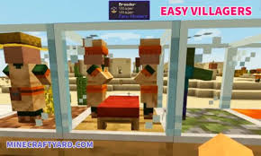 The trader block allows trading with the villager without having to deal with securing the villager. Easy Villagers Mod 1 17 1 1 16 5 For Villager In A Jar Minecraft