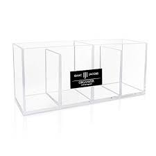 isaac jacobs 4 compartment clear