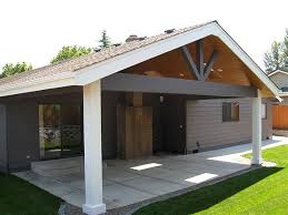 Gable End Patio Cover With Skylight Salem Tnt Builders Covered Patio Design Backyard Porch Backyard Patio