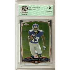 Progressing well in acl recovery this is certainly welcome news for browns fans, who have been on cloud nine ever since their afc wild card round win over the pittsburgh. Odell Beckham Jr 2014 Topps Chrome 117 New York Giants True Rookie Card Pgi 10