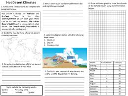 Maybe you would like to learn more about one of these? Hot Desert Climates Worksheet Teaching Resources