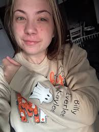 I made a Fall mama sweatshirt for myself